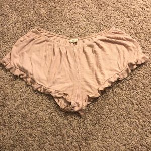 Light pink flowy shorts